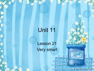 青少年版新概念Unit_11