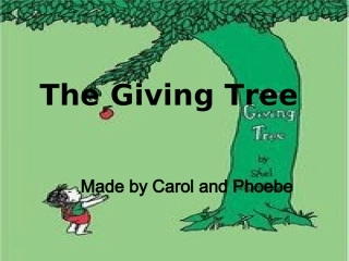 一棵苹果树的情感故事中英文对照版The_Giving_Tree
