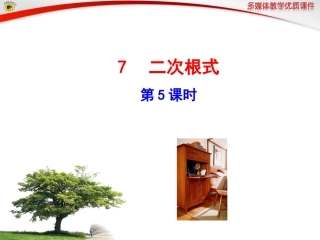 7二次根式第5课时
