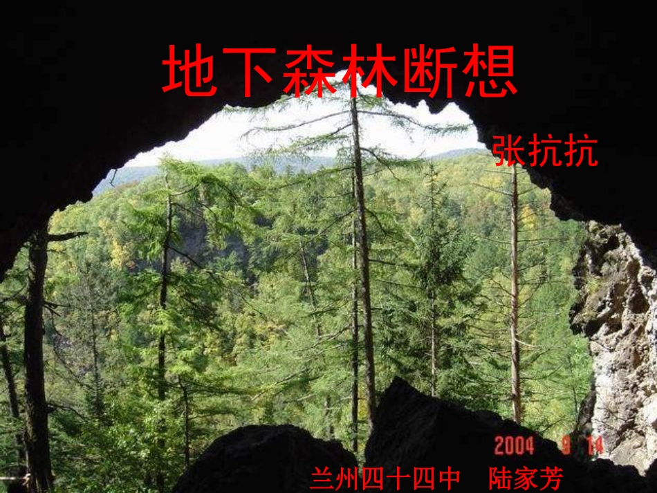 地下森林断想 (2)_第1页