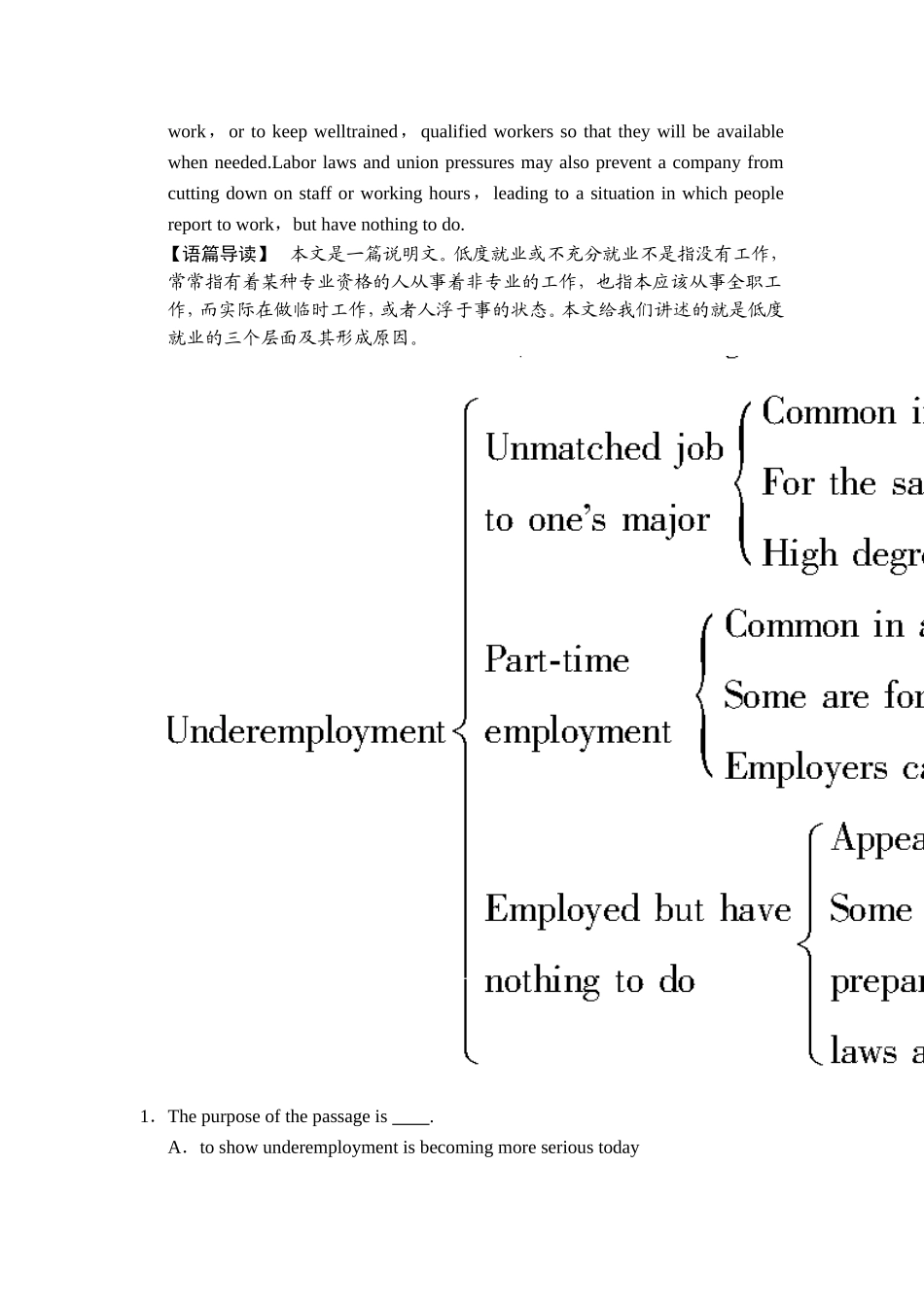 2015届高考英语二轮复习重点句型+完型、阅读、写作专练11_第3页