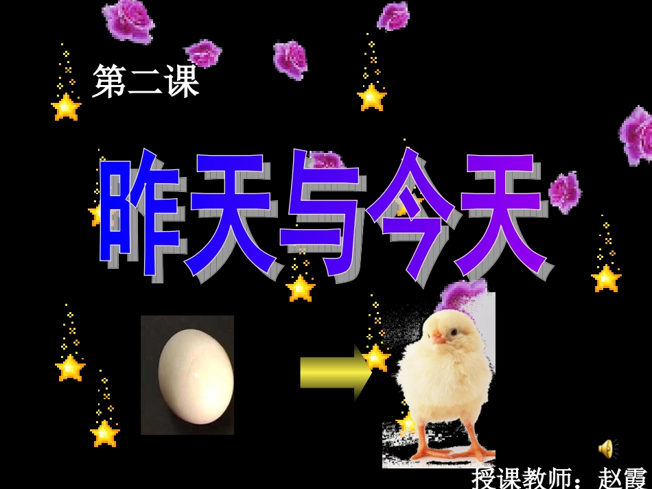 七年级第二课昨天与今天（适应学习）课件_第1页