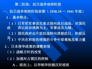 抗日战争相持阶段