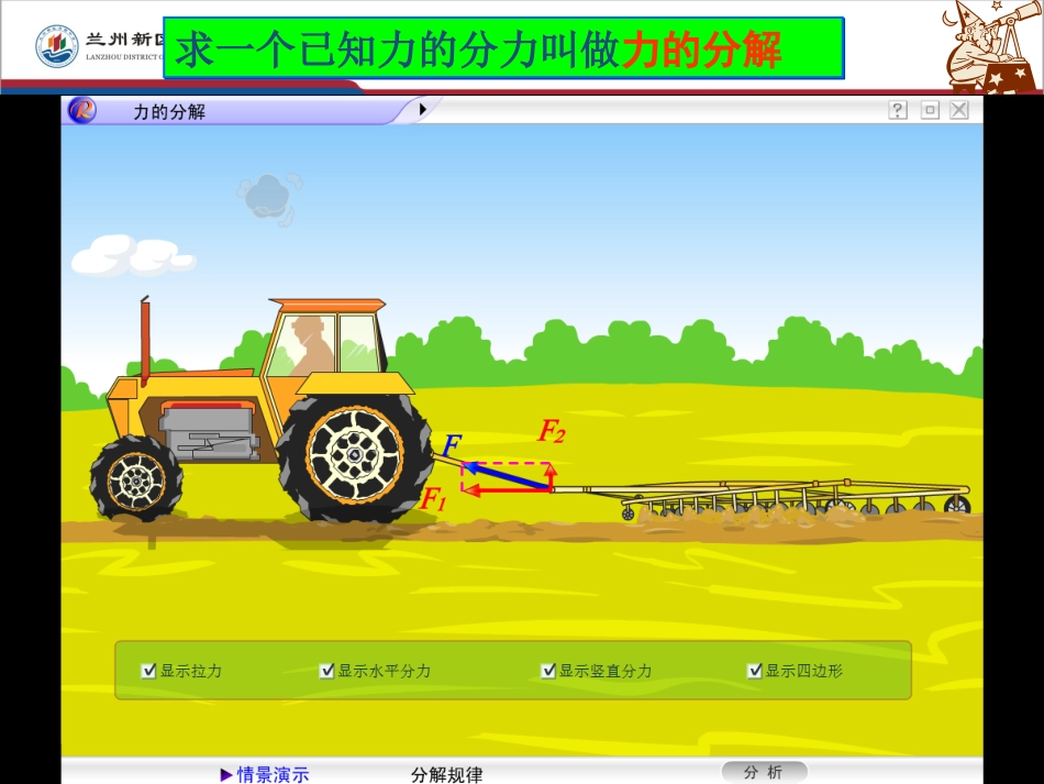 高中物理必修一35力的分解_课件_第3页