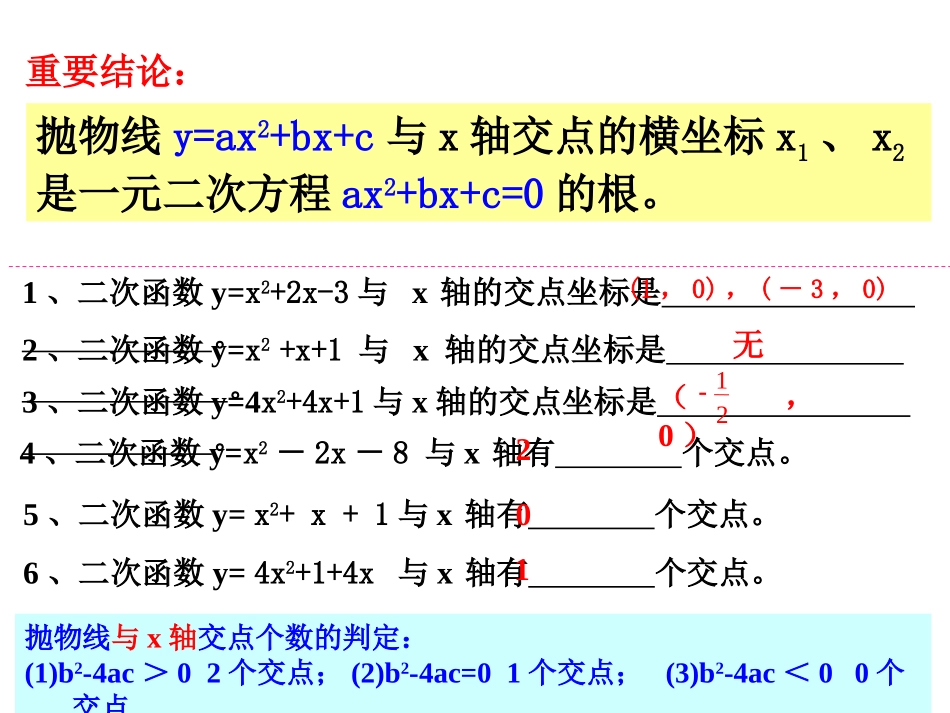 二次函数系数(对称轴公式)应用_第2页