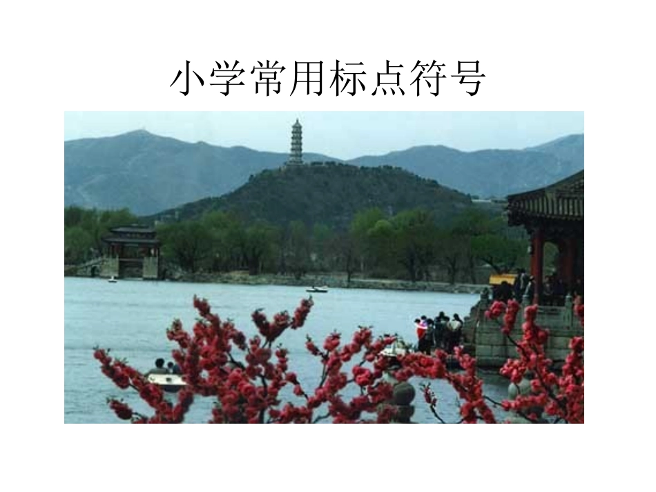 小学常用标点符号用法_第1页