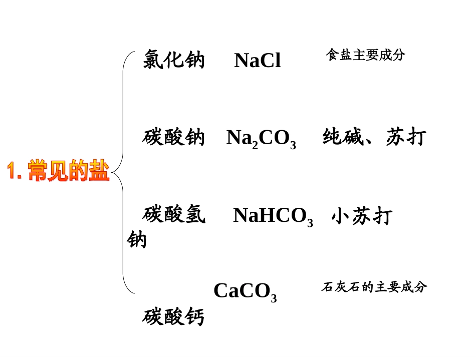 人教版九年级化学盐化学肥料复习课件_第2页