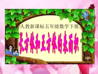正方体长方体表面积
