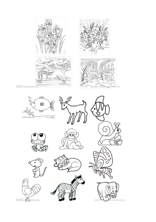 儿童简笔画图片大全免费版1