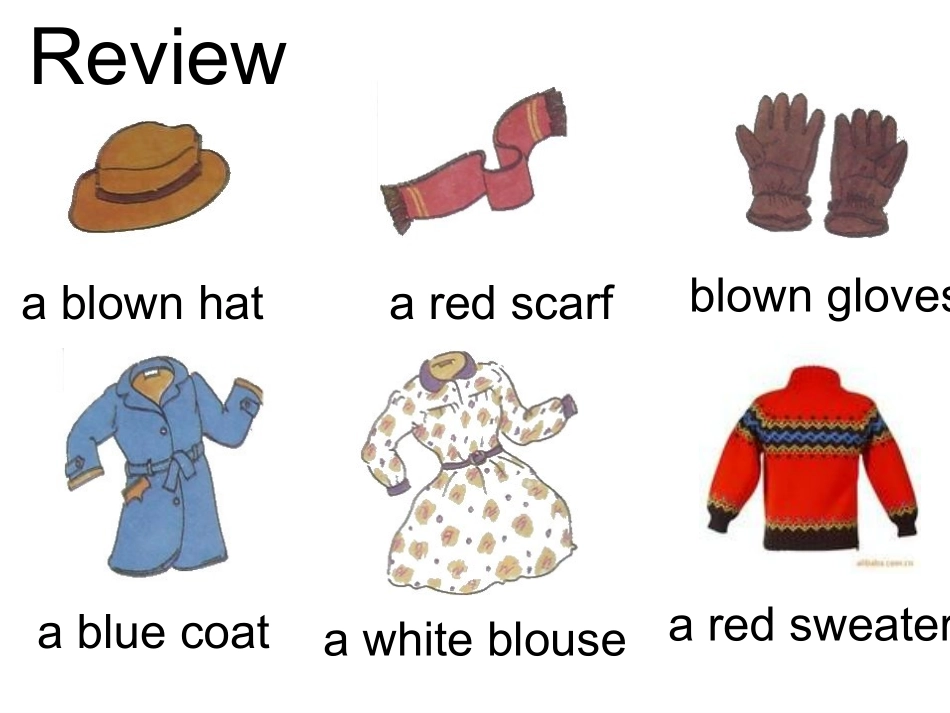 四年级英语Lesson19_What_Are_You_Wearing_第3页