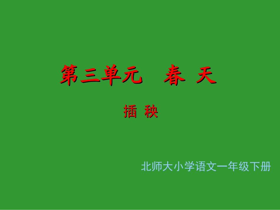 《插秧》课件_第1页