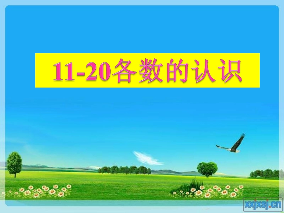 一年级数学《11-20各数的认识》_第1页