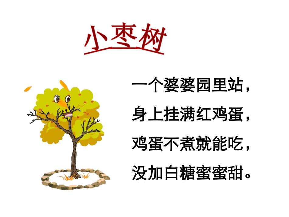 小柳树和小枣树公开课_第3页
