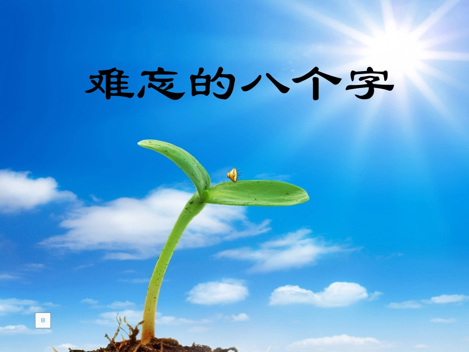 难忘的八个字 (2)_第1页