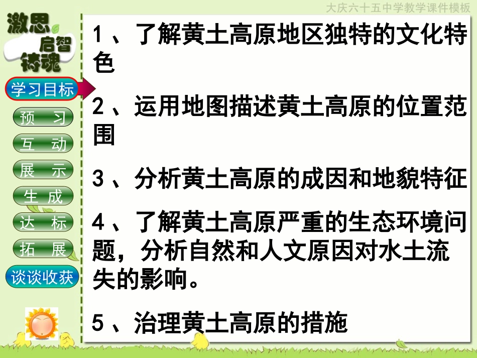 初中二年级地理下册第六章北方地区第三节世界最大的黄土堆积区—第一课时课件_第2页