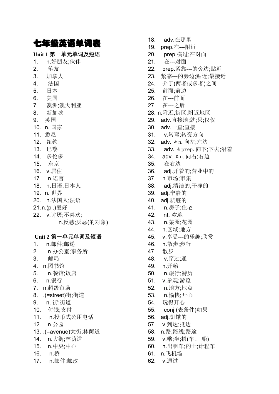 七下单词汉语_第1页