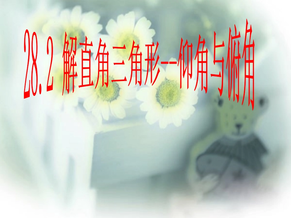 解直角三角形(2)_第1页