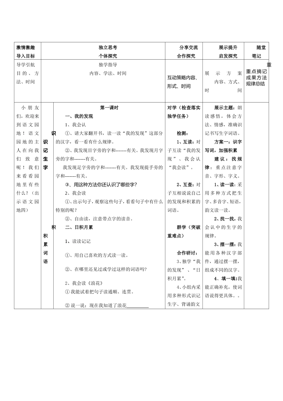 樊城区一年级小学语文导学案_第2页