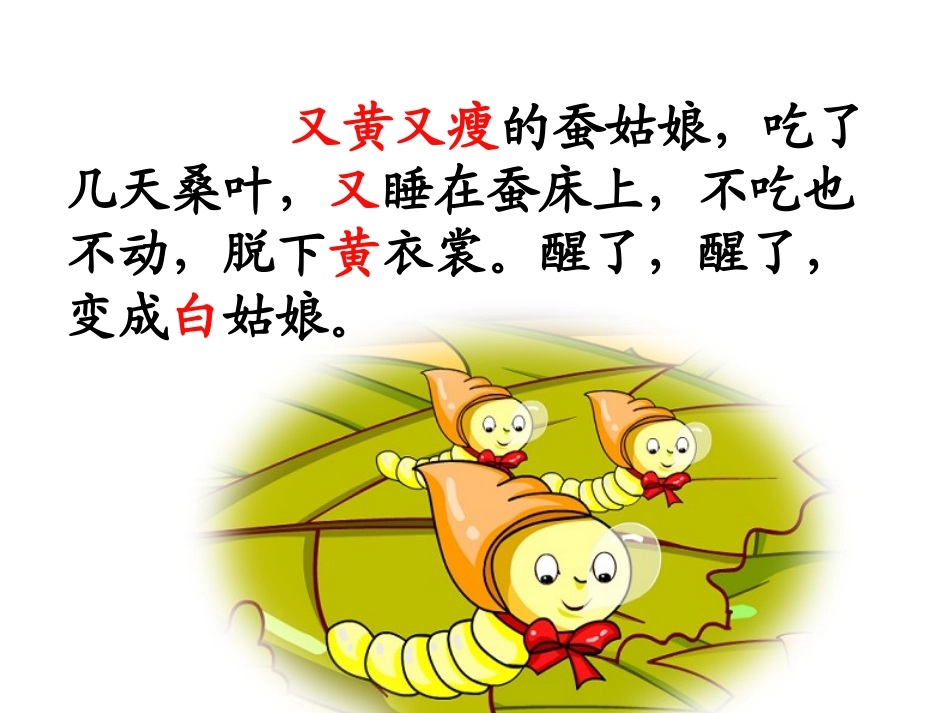 二年级语文下册第二组3蚕姑娘第一课时课件_第2页