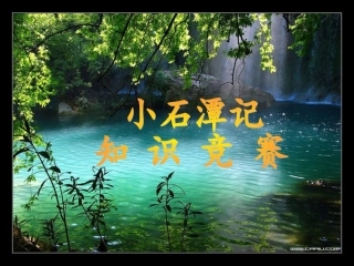 小石潭记竞赛题