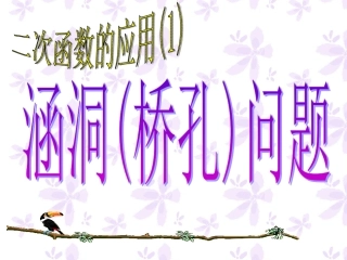 二次函数的应用 (2)