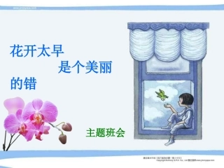 花开太早是个美丽的错