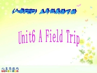 人教PEP版英语五年级下册《Unit6(11)》课件