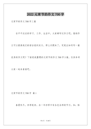 2024元宵节的作文700字_11