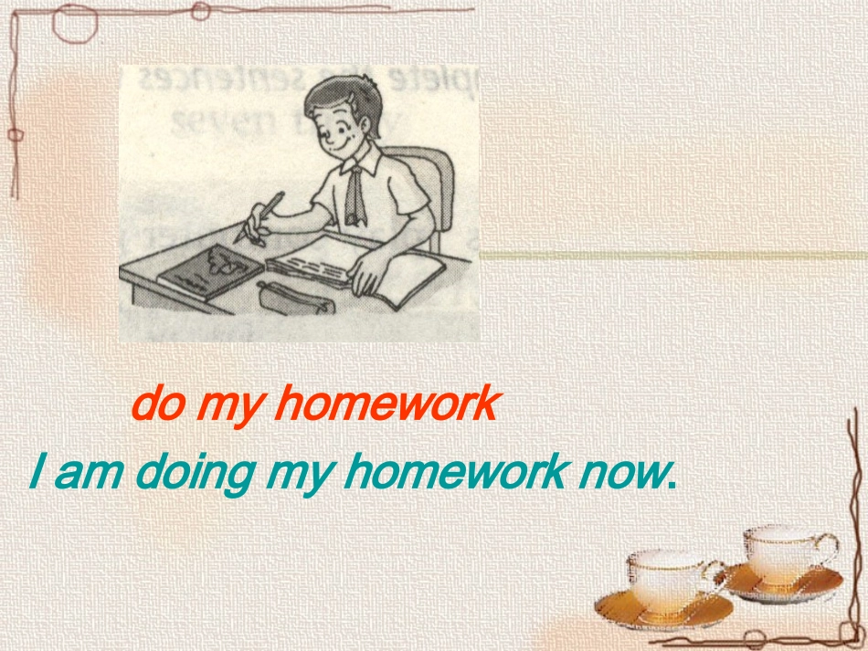 七年级下册第二单元Lesson13Whatareyoudoing_第3页