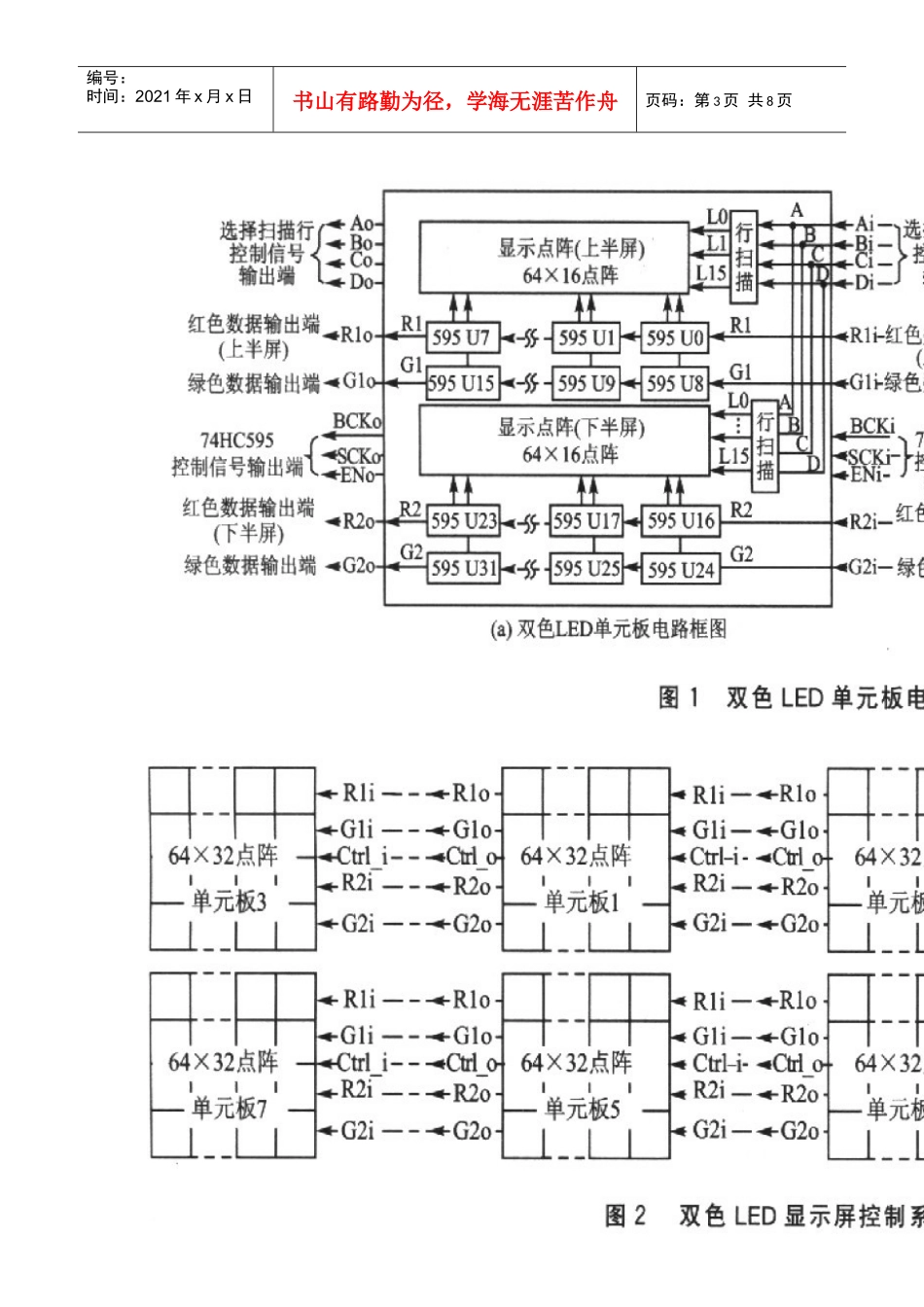 基于单片机IAP技术的LED显示屏控制系统_第3页