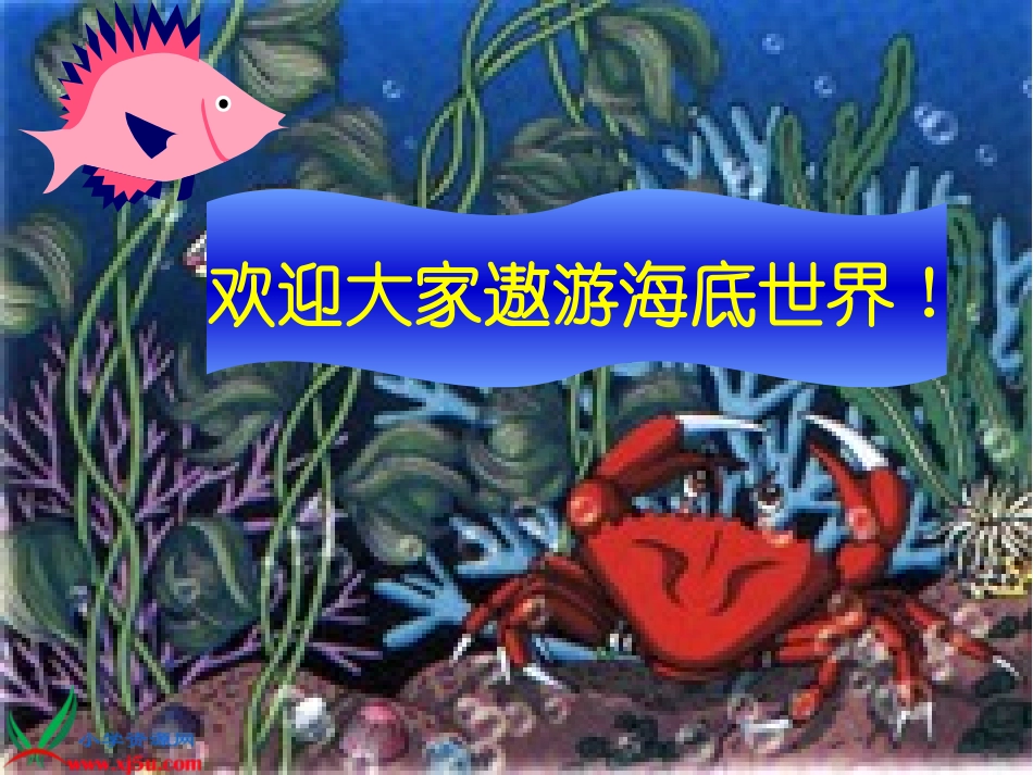 湘美版小学美术二年级下册《海底世界》PPT课件_第2页