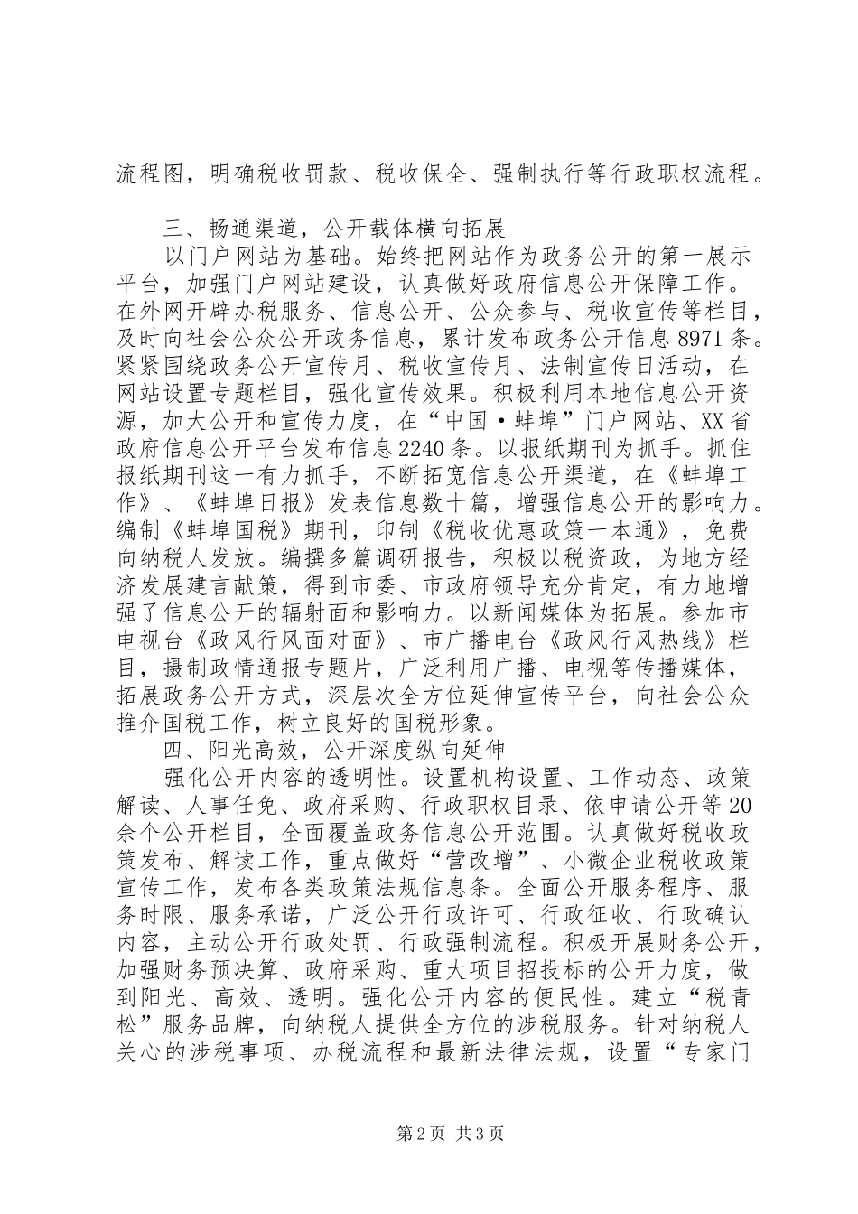 国税局政务公开工作总结 _第2页
