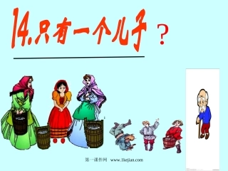 只有一个儿子
