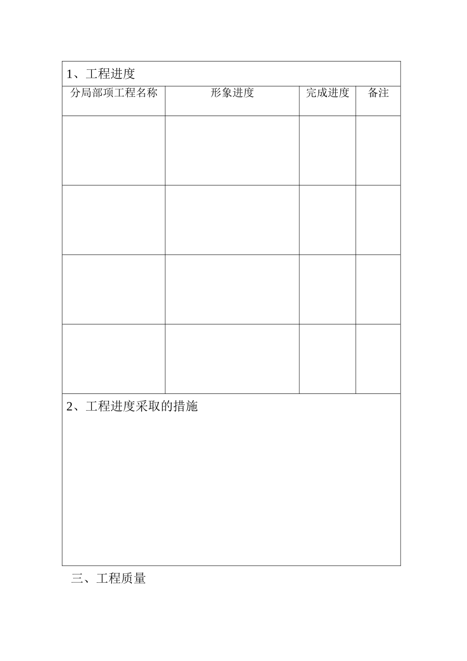 监理月报（范本）_第3页