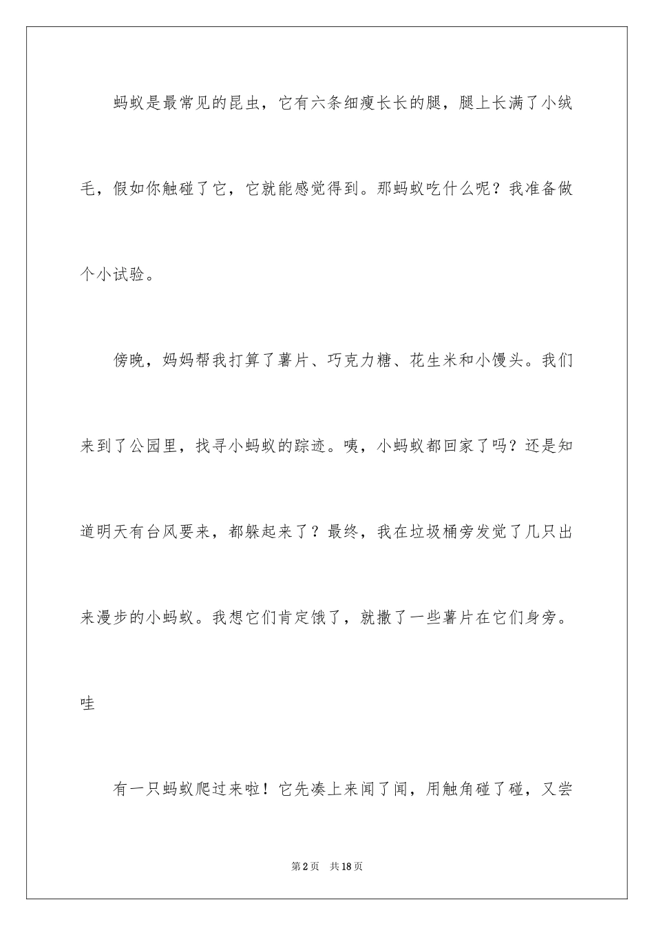 2024写观察蚂蚁的作文_第2页