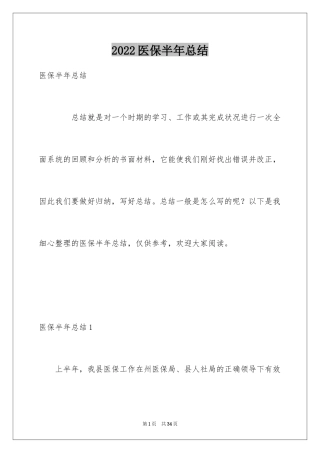 2024医保半年总结_1