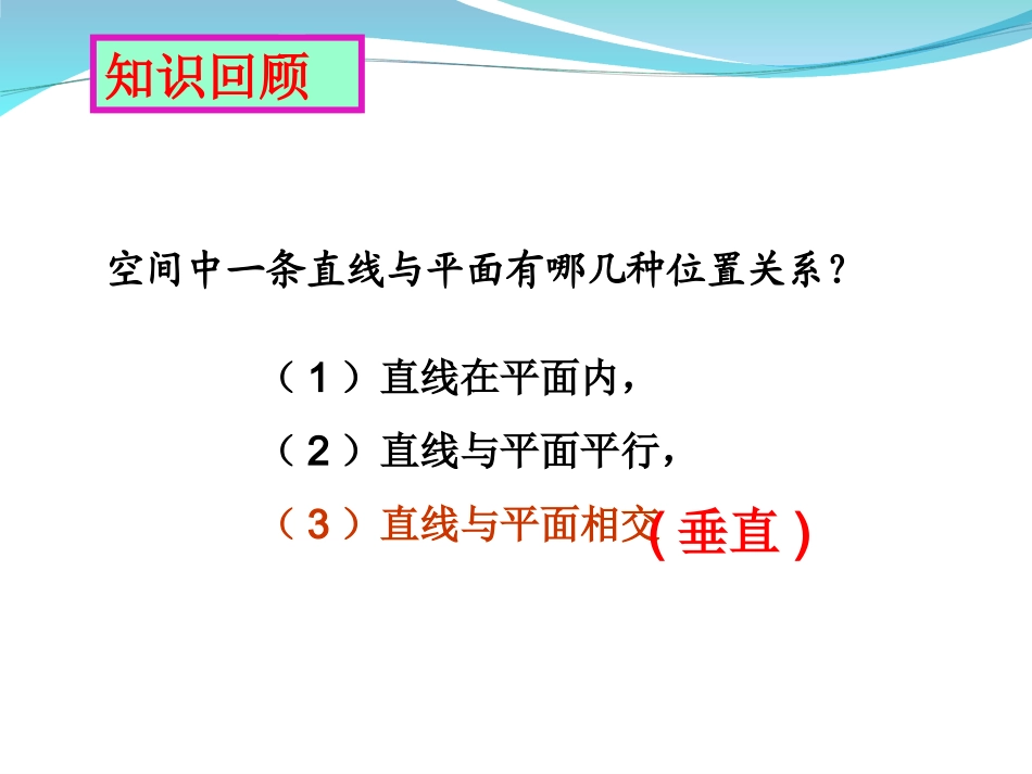 直线与平面垂直的判定共张PPT_第2页