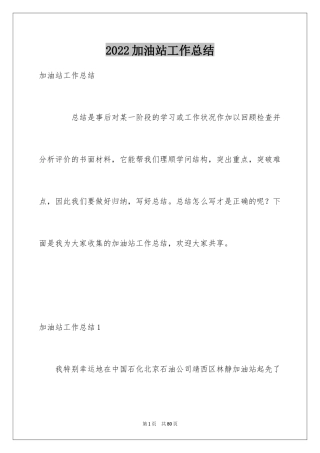 2024加油站工作总结_5