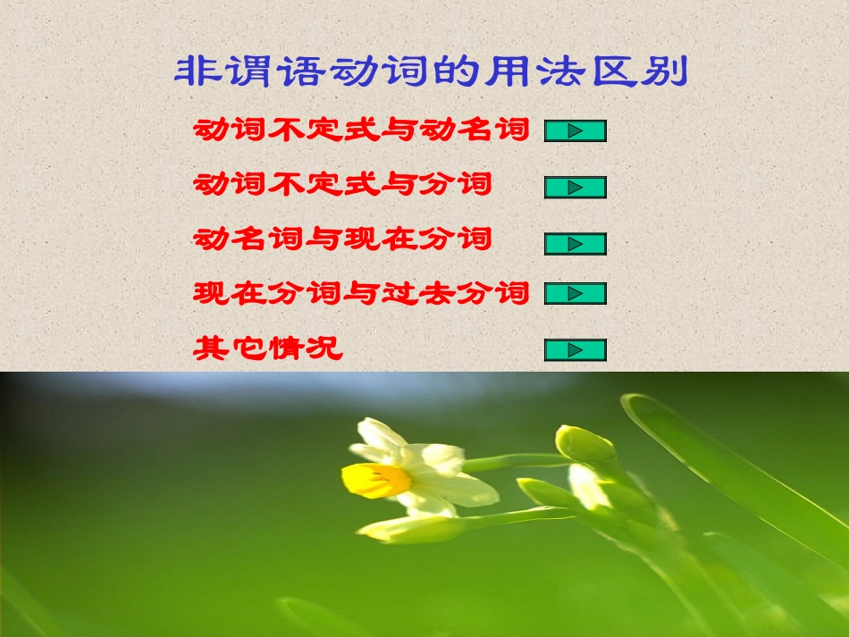非谓语动词---思路清晰_第2页