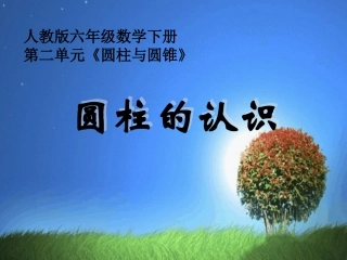 六年级数学下册2圆柱与圆锥课件