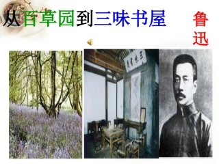 《从百草园到三味书屋》PPT课件精选2