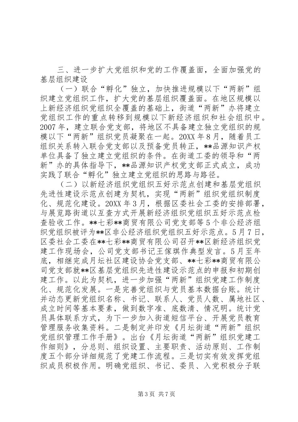 工委“两新”办工作总结与202X年工作思路_第3页