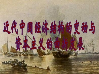近代中国经济结构的变动与资本主义的曲折发展