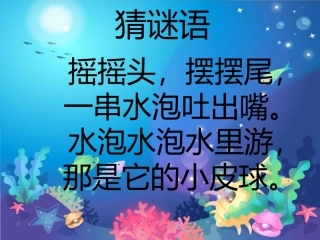 湘美版小学美术一年级上册《穿花衣的热带鱼》课件