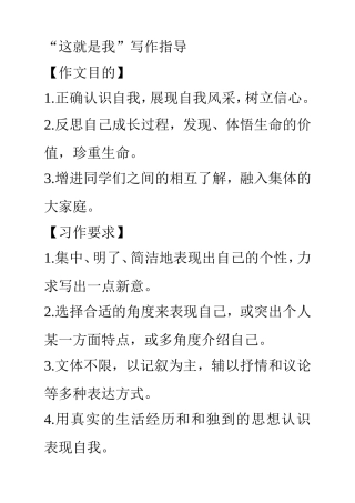 这就是我作文
