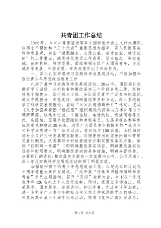 共青团工作总结 (28)