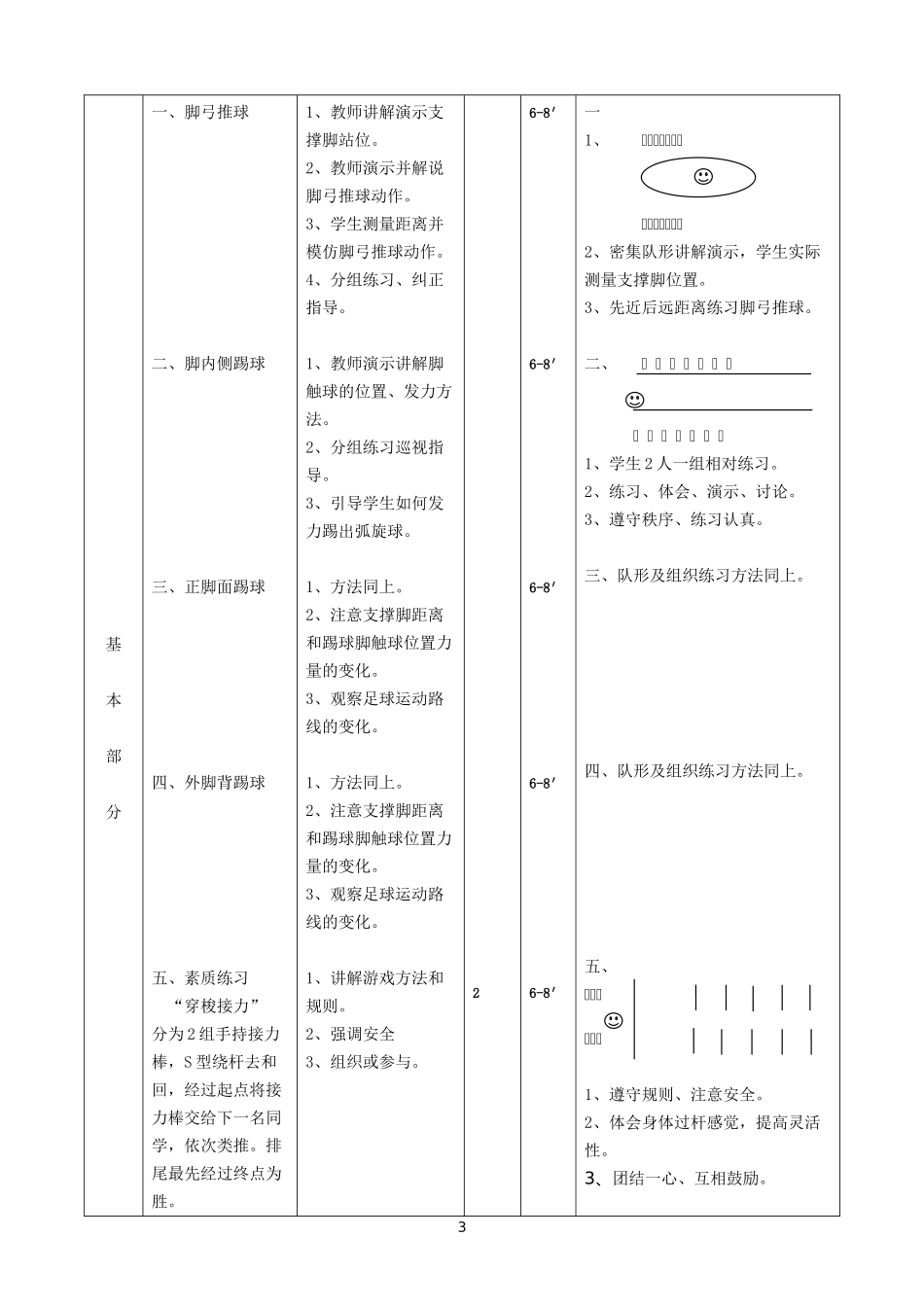 初中足球课教案_第3页