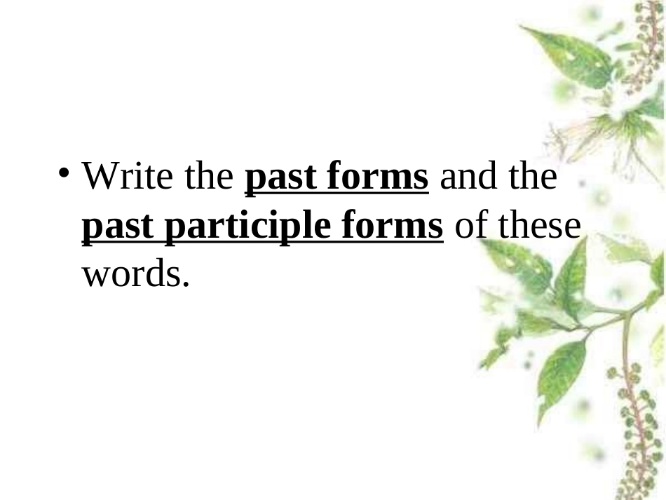 中考语法专项复习课件---动词_第3页