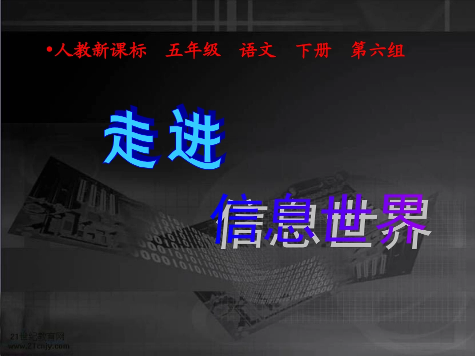 综合性学习：走进信息世界_第1页