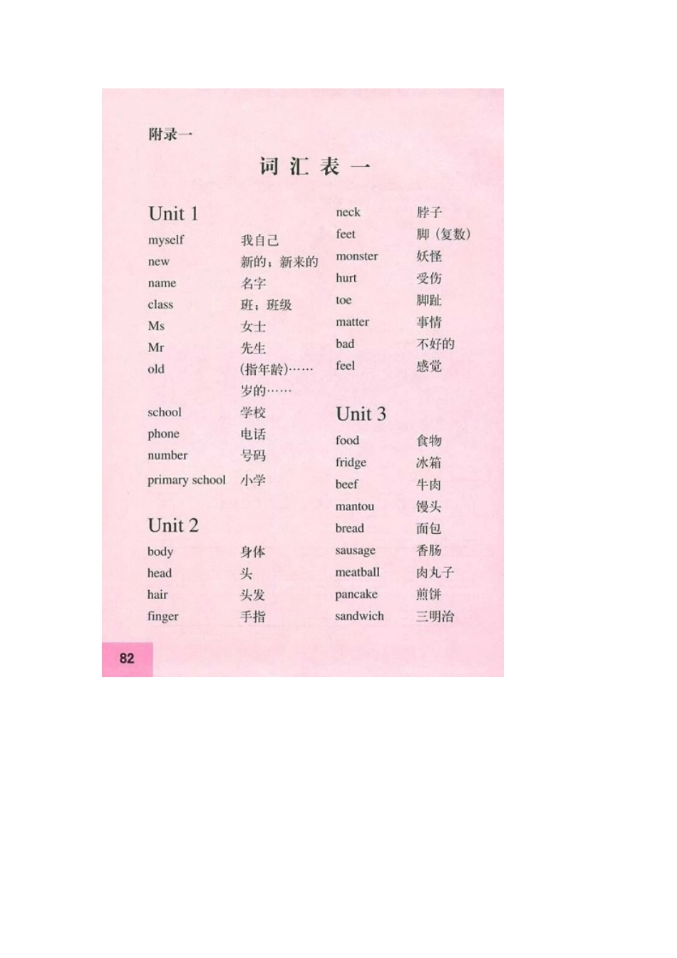 三上英语单词_第1页